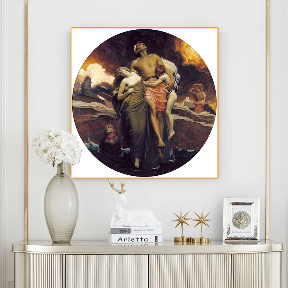 Цитон Холст Картина маслом Фредерик Лейтон 《 и море сдали мертвых которые были в