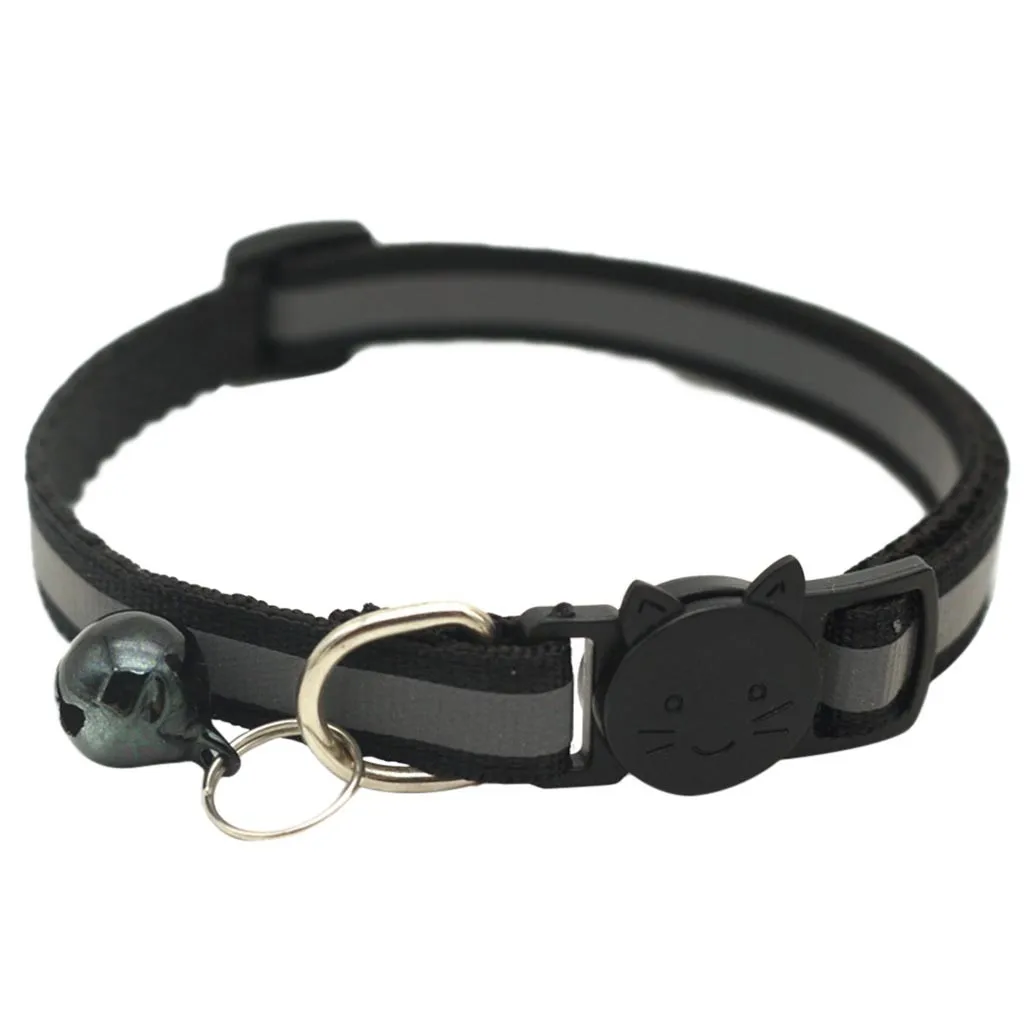 6 шт. Светоотражающий ошейник безопасности для кошек быстросъемные ошейники