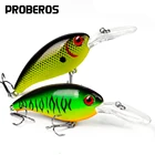PROBEROS, 1 шт., приманка для рыбной ловли, искусственная жесткая 3d-приманка, задний бас 14 г0,49 унций, искусственная задняя искусственная приманка, карп, Снасть