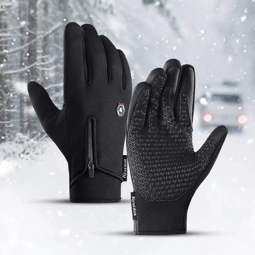 

Warm Winter Gloves For Men Touch Screen Waterproof Windproof Gloves Cycling Driving Climbing Cold Gloves Thermal Snow Mittens