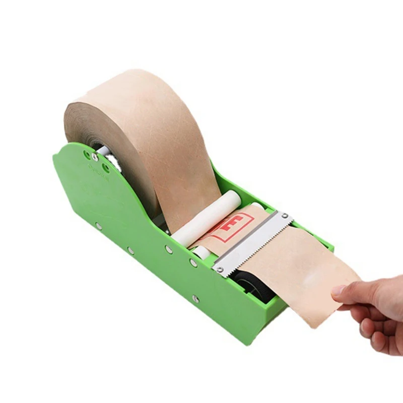Активированная водой лента из крафт бумаги зеленая резак запечатывание картона