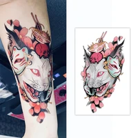 anime devil cat temporary tattoo stickers cute tatoo cool stuff body jewelry fashion makeup cheap things