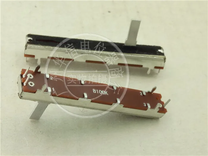 

50 шт. SL-4521N B10K A10K B20K B50K B100K 60 мм 45 мм ручка 15MMC двухканальная фотография