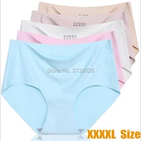 xxxxl size hot sale ice silk style underwear women sexy ladies girls seamless panties briefs intimates factory shipping odm