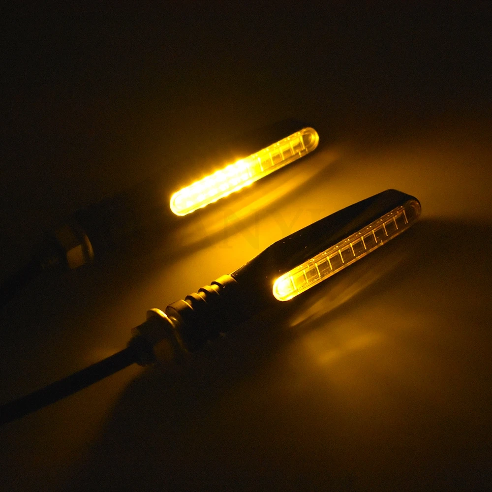 Универсальный светодиодный индикатор для мотоцикла с гибким потоком рулевого