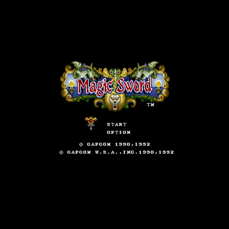 Большая серая игровая карта Magic Sword NTSC версии 16 бит 46 Pin для игроков в