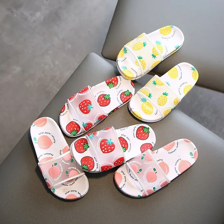

Children Slippers Girls Summer Beach Sandals Kids Bathroom Flip Flops Toddler Indoor Flip Flops Baby Home Family Matching Shoes