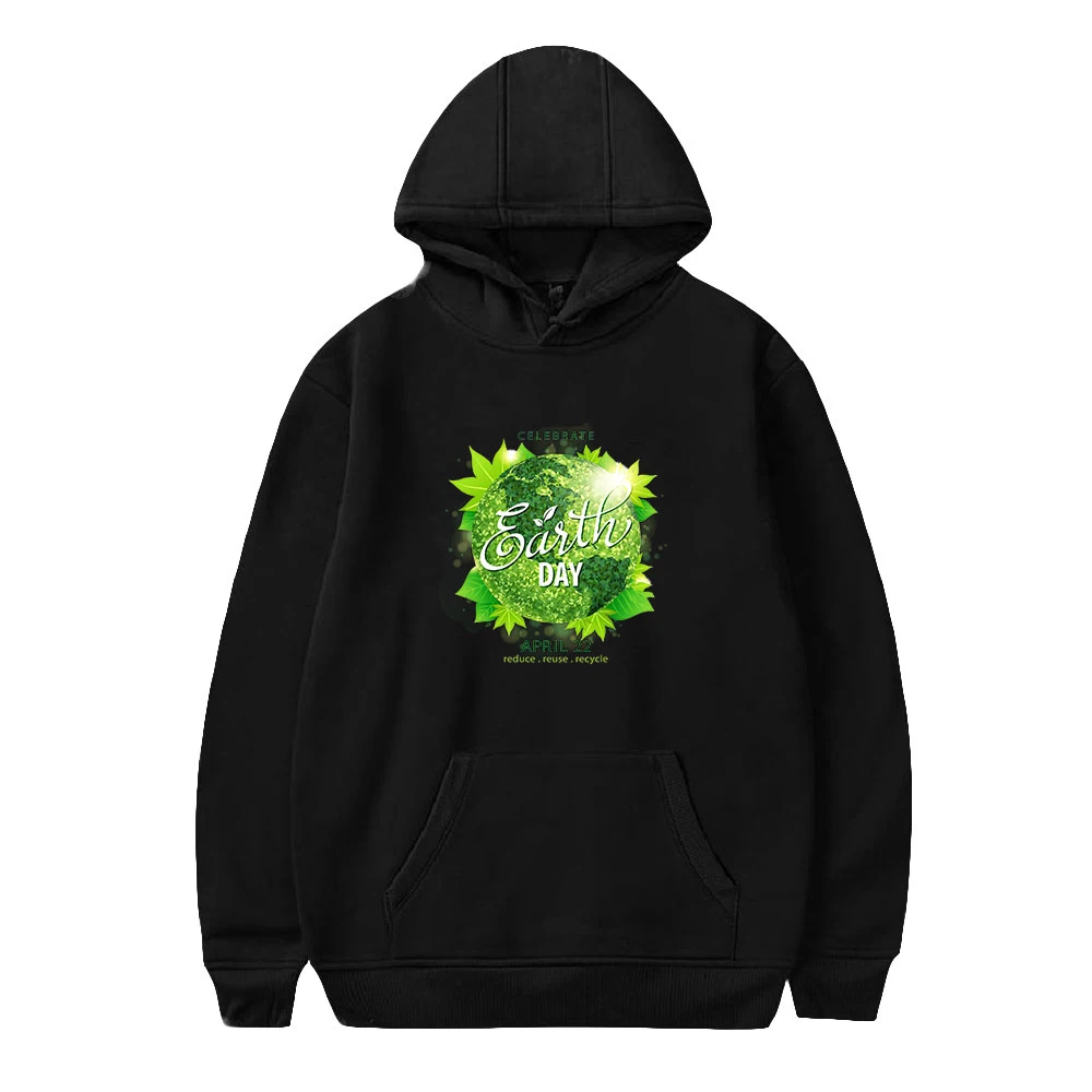 

2021 New world earth day Merch 2D Print Hooded Sweatshirt Women/Men Clothes Casual Hoodie Sweatshirt
