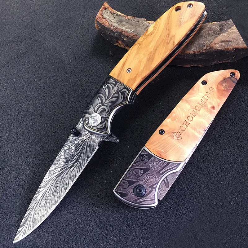 

Hunting Camping EDC Folding Knife Military Survival Outdoor Knife Tactical Sharp Blade Self Defense Tools