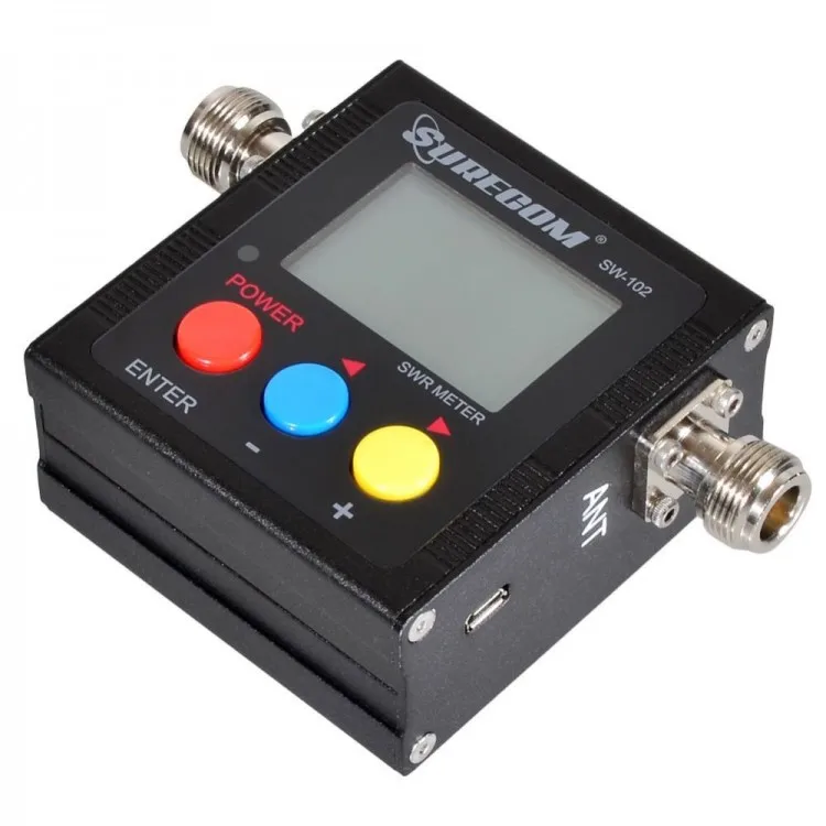 

Surecom SW-102 125-520Mhz 2-Way Radio Digital VHF/UHF Antenna Power SWR Meter