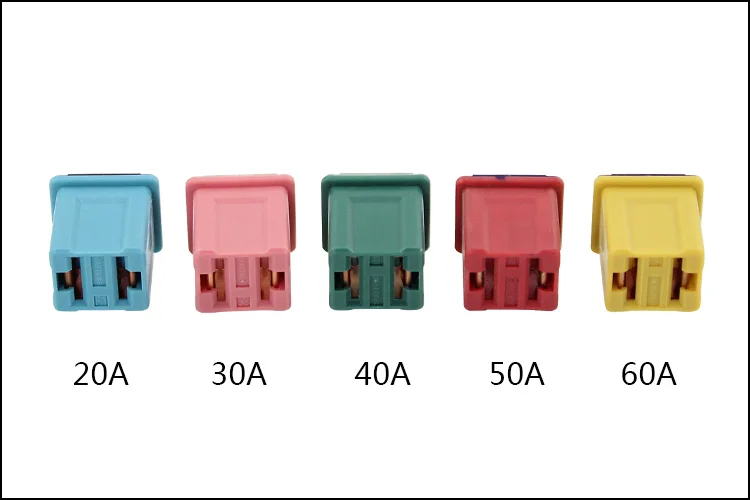 Автоматический предохранитель LPJ прямоугольный небольшой тип 5 моделей 10 шт. 20A 30A
