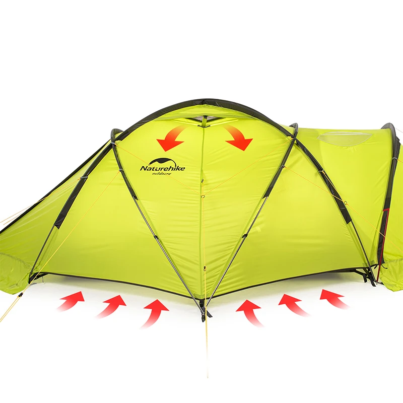 Двухместная альпийская палатка Naturehike Lgloo утепленная ветрозащитная и