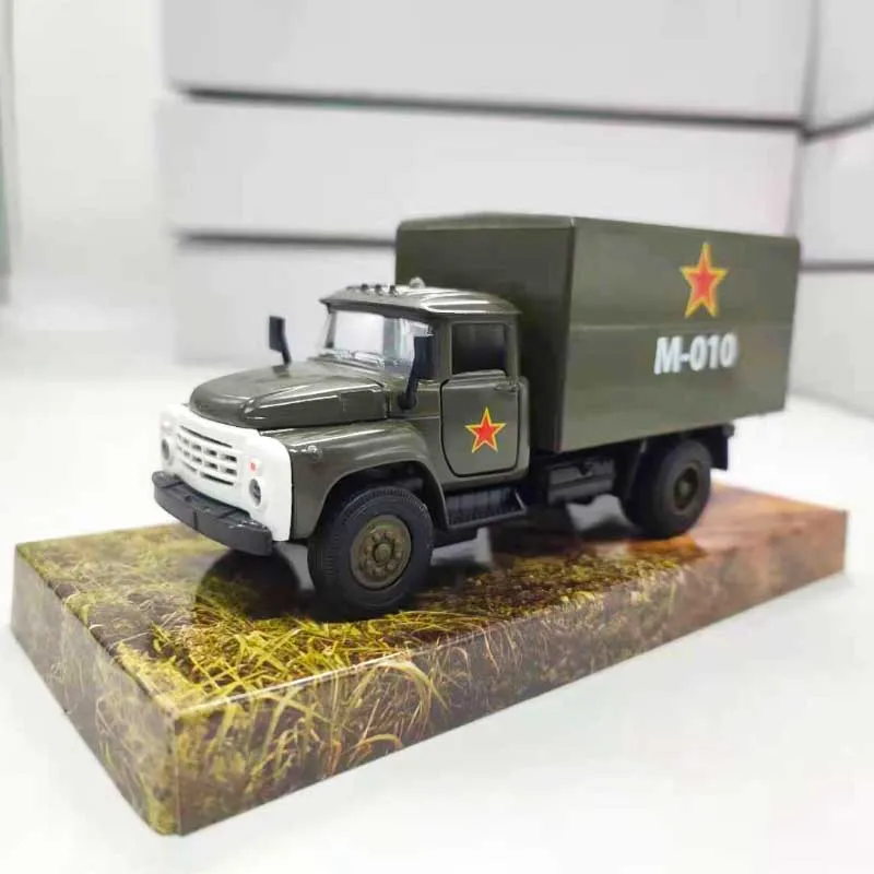 

Литый под давлением масштаб 1:43 советский Россия ZIL130 грузовик контейнер грузовик Модель автомобиля из сплава коллекция для взрослых украше...