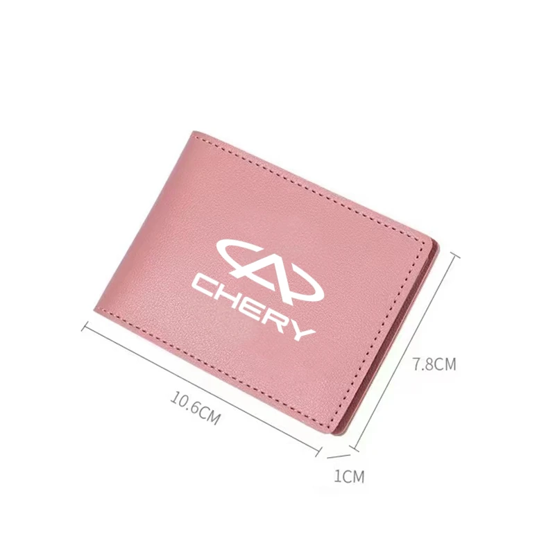 

For Chery Fulwin QQ Tiggo 3 5 T11 A3 A5 Ultra-thin Driver License Cover Pu Leather Car Driving Documents Credit Card Holder