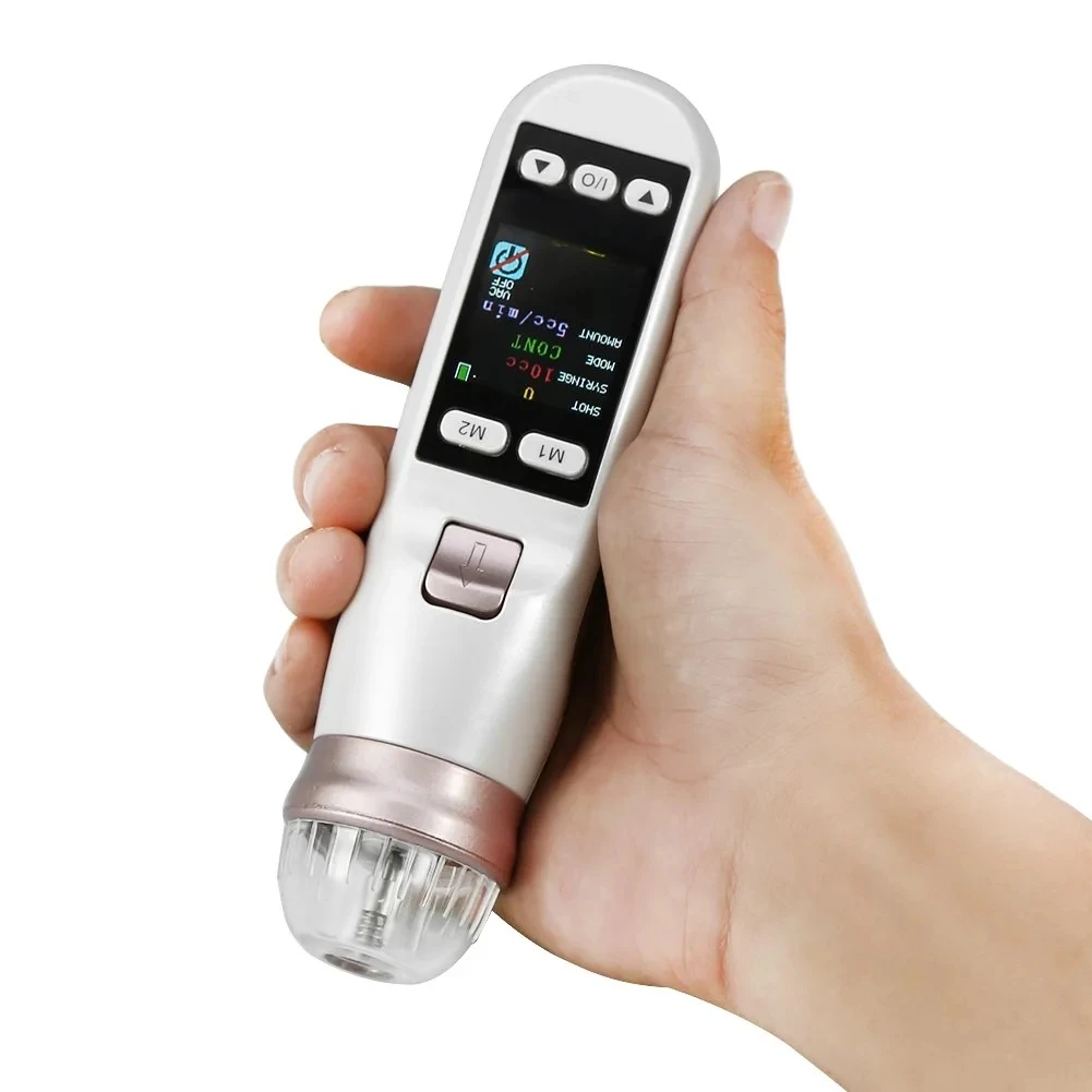 

2022 Mini Hand Hold USE Charge EZ Mesogun Injector Water Mesotherapy Gun Korea with LED Screen