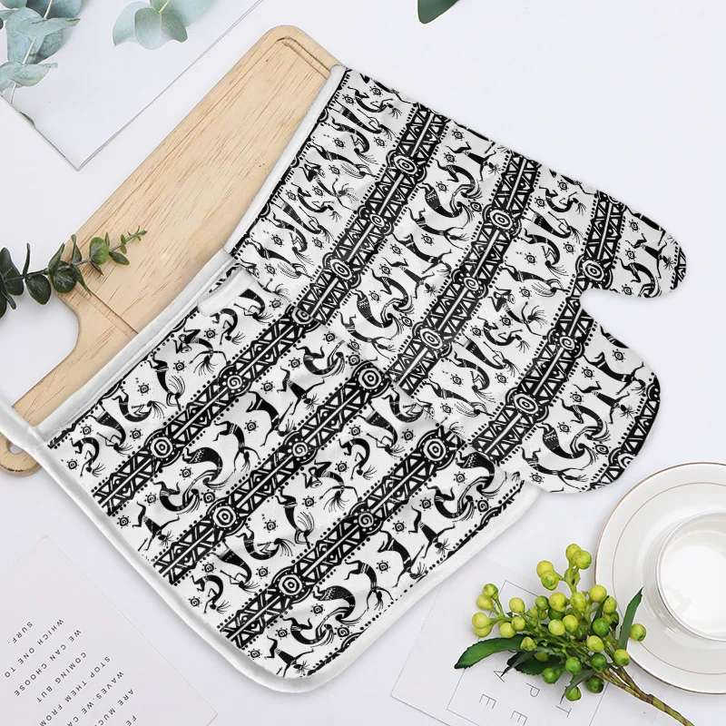 Перчатки для африканских танцев перчатки выпечки подушечки микроволновой печи