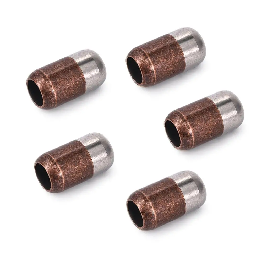 Магнитные застежки из нержавеющей стали отверстие 8 мм для кожаного браслета