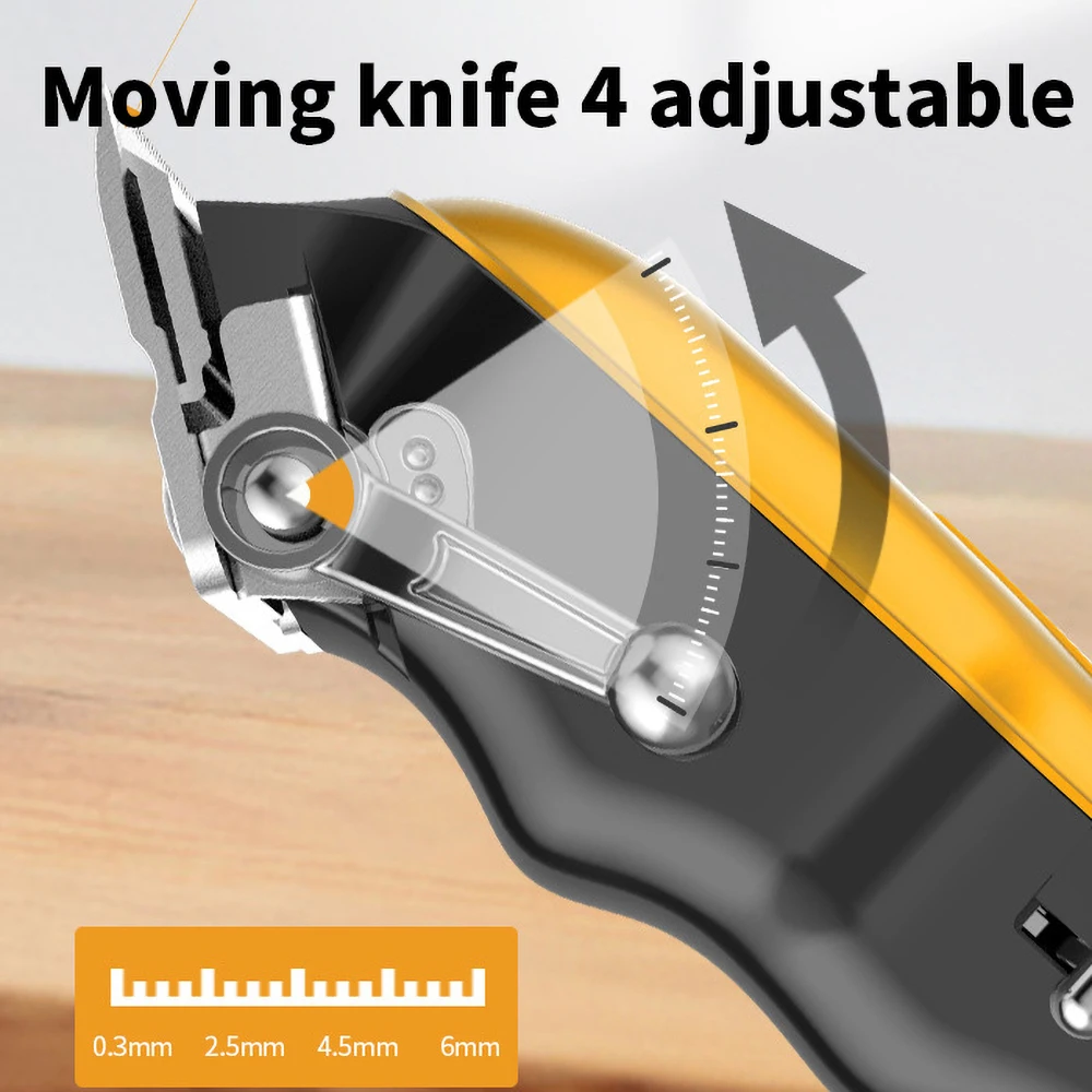 kemei KM-802 Barber Clipper Electric Hair Trimmer Cordless Shaver Mens Cutting Machine USB Rechargeable | Бытовая техника