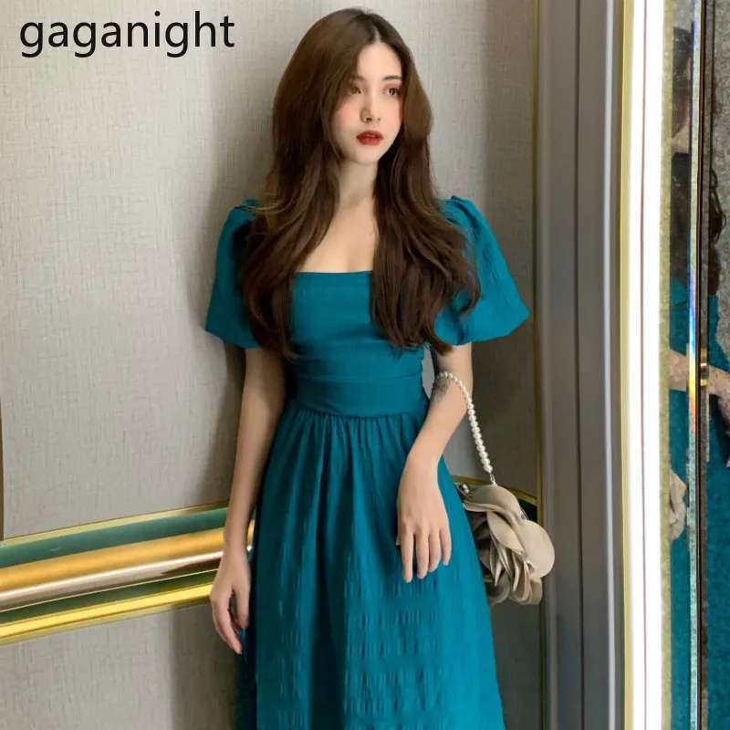 Gaganight модное женское летнее длинное платье с коротким рукавом облегающее