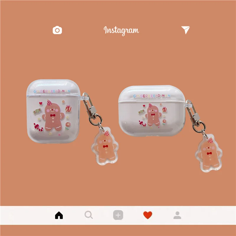 

Прозрачный чехол для наушников Apple Airpods Pro Gen 1 2