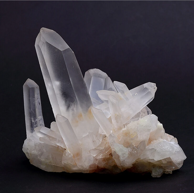 --- 522 + натуральный белый кристаллический кластерный радиационный домашний Декор