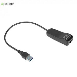 Kebidu USB 3.0 to 10/100/1000 Gigabit RJ45 Ethernet LAN Network Adapter AX88179 chipset 1000Mbps Plug and Play for PC Laptop