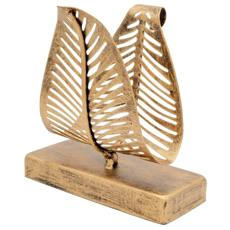 

Автономный современный держатель для салфеток с дизайном в виде листа, Настольный диспенсер для бумажных полотенец, коробка для хранения с...