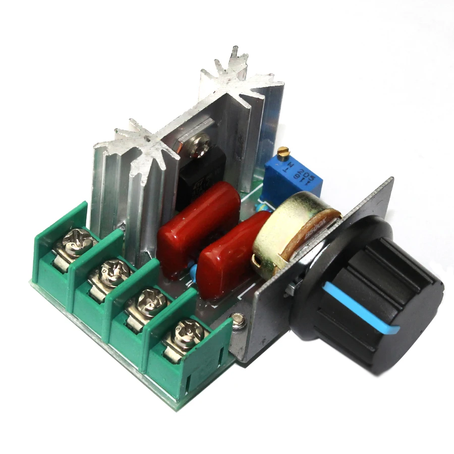 Регулятор напряжения переменного тока 220 В 2000 Вт регулятор скорости термостат SCR