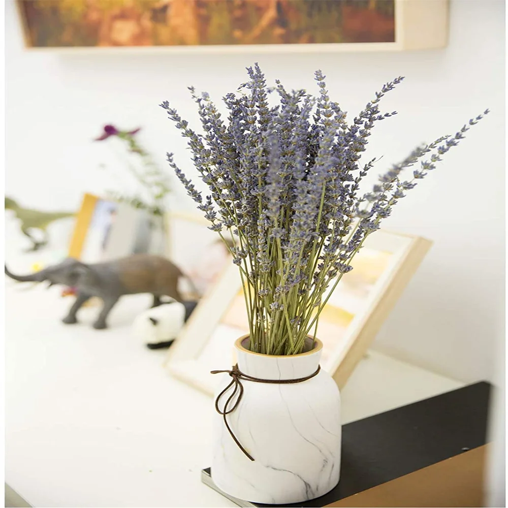 

1PC Natural Dried Flowers Lavender Christmas Party Living Room Decoration Home Wedding Office Decoration Vase Garden Accessories