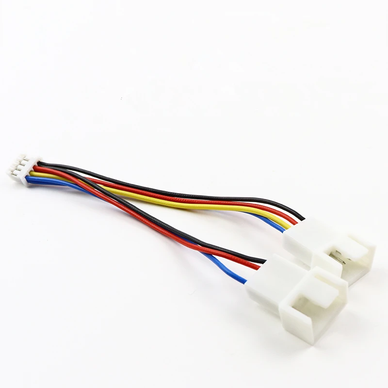 2PCS PC Graphics card 2.0 Motherboard PH2.0 4 Pin To 3/4 CPU PWM Fan Adapter Cable Connector 1 to 2 Y Splitter cord cable | Компьютеры и