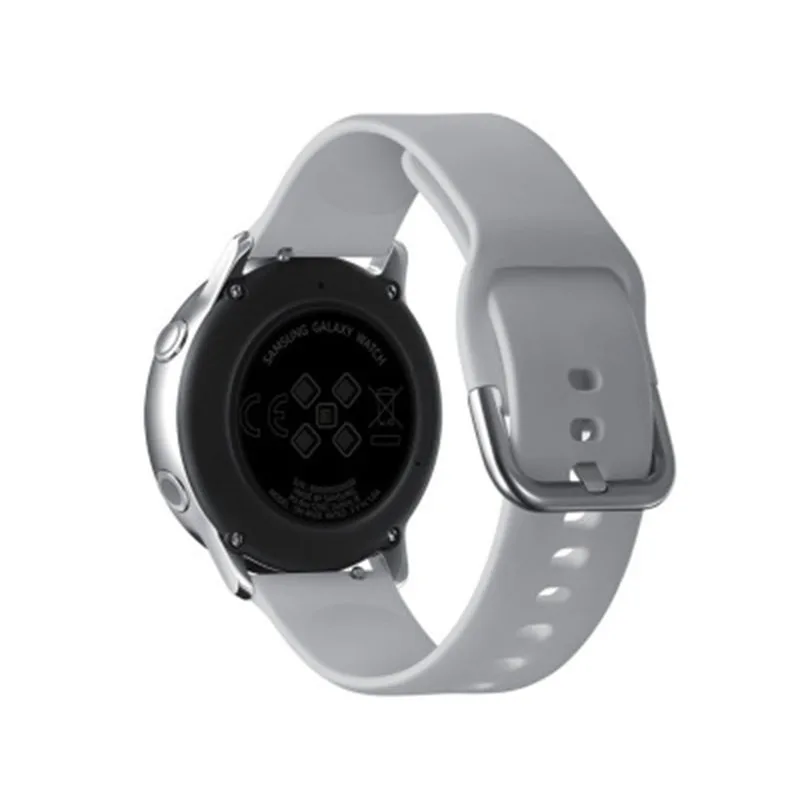 20 мм силиконовые ремешки для samsung galaxy watch active pulseira полосы спортивный ремешок для galaxy watch 42 мм Замена ремешок
