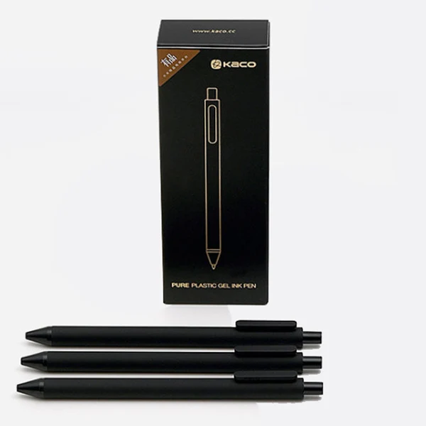 10PCS Black Pens Xiao mi jia KACO 0,5 мм Xio mi Signing P E N Gal чернила гладкие для письма долговечные для подписи черные заправки 10 шт./лот для офисного работника - Цвет: 10PCS Black Pens