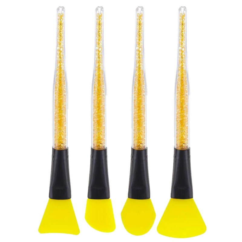 4 Pieces Silicone Face Mask Brush Applicator Tool for Facials Mud Clay Applying | Красота и здоровье