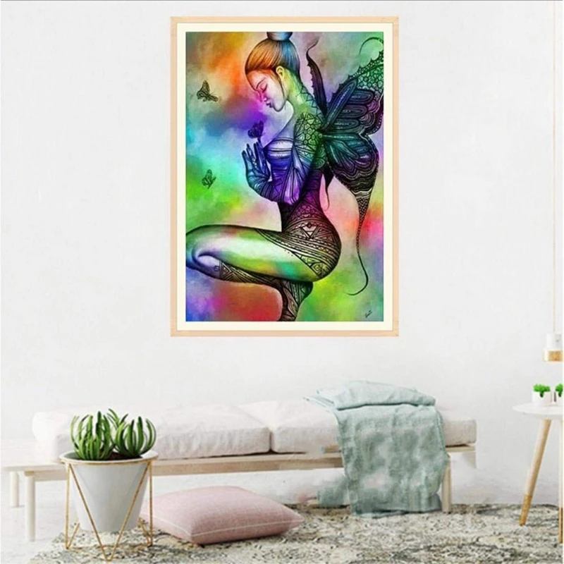 2 набора DIY 5D Алмазный Набор для художественной живописи художественное ремесло