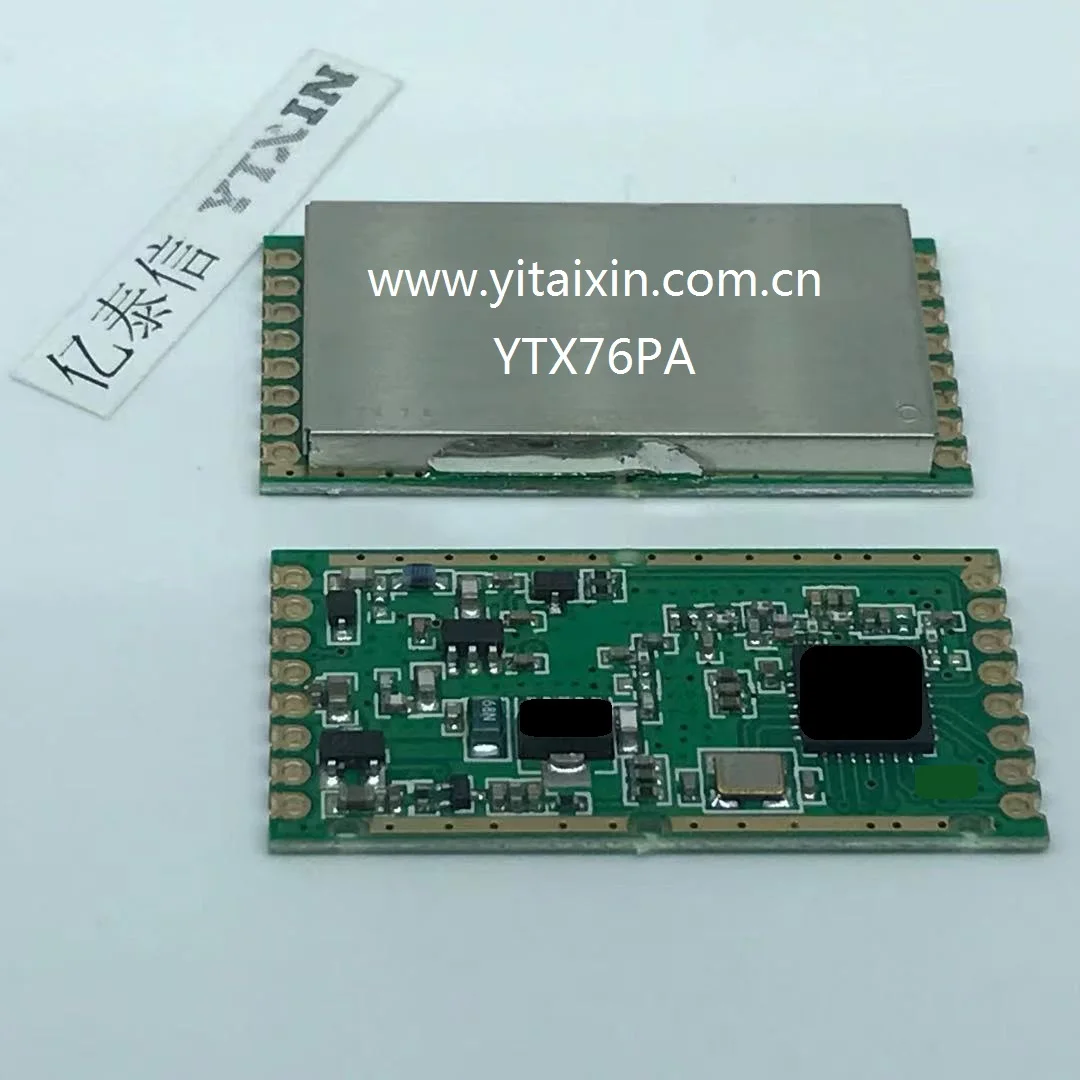 YTX76PA 868 915 МГц мощность Приморского модуля трансивера rf lora + 27 дБм saída 2 pedid(FSK ASK) o