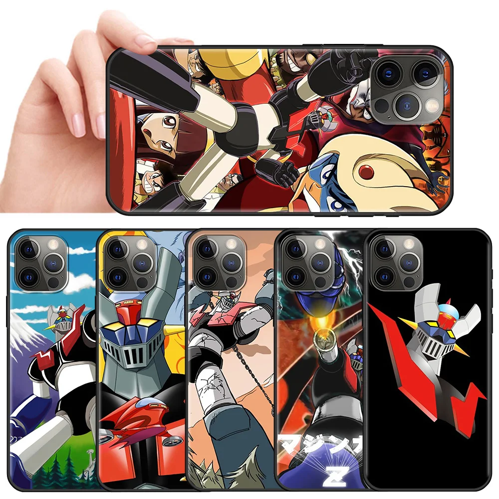 

Silicone Case for Apple iPhone 11 7 XR 12 Pro Max X 6 6S 8 Plus 11Pro 12 Mini XS 5 5S SE Back Cover Anime Mazinger Z