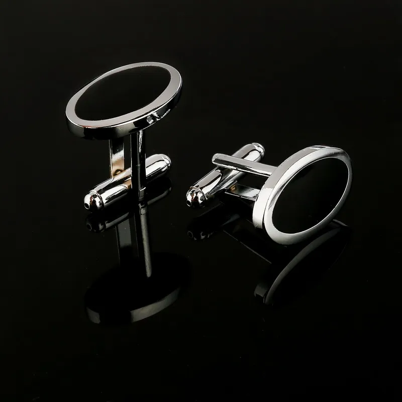

New Arrive Men's Shirt Cufflinks Metal Copper Men Enamel Cuff Links For Wedding Party Fashion Simple Men Sleeve Shirt Cufflinks