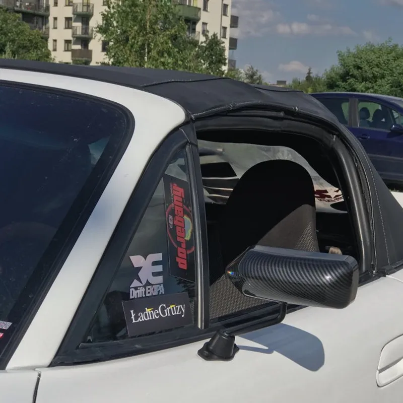 Автомобильное гоночное универсальное боковое зеркало заднего вида, 2 шт., широкоугольный металлический кронштейн для Mazda 3/Miata/Mx5/RX7infinity