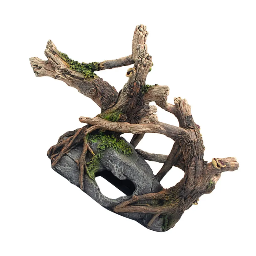 

1Pc Aquarium Decoration Simulation Artificial Shrub Resin Craft Ornament