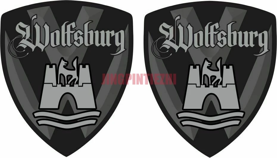 Креативные наклейки на крыло для X2 VW T4 T5 T6 транспортера RV Golf Passat Wolfsburg 80 мм |