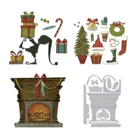 christmas card making supplies gift stove combo embossing stamp cutting templates craft hollow cutter big shot diy scrapbooking