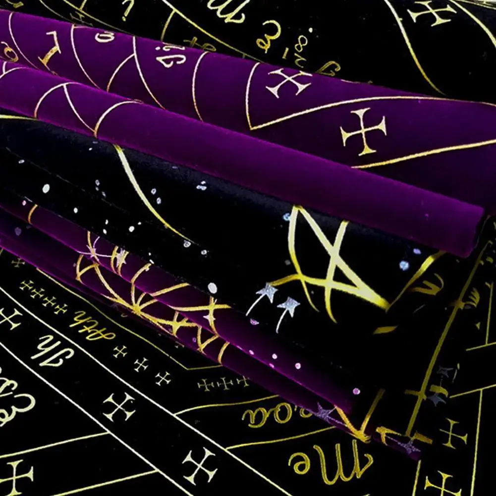 

Таро скатерть гадание Таро карты коврик маятник тканевый стол магический алтарь руны Таро 30x30 см S2B7