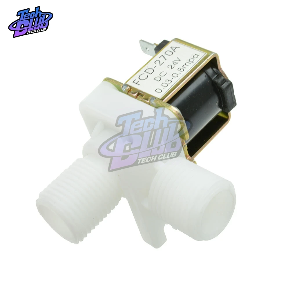 Пластиковый электромагнитный клапан 1/2 дюйма магнитный диспенсер для стиральной