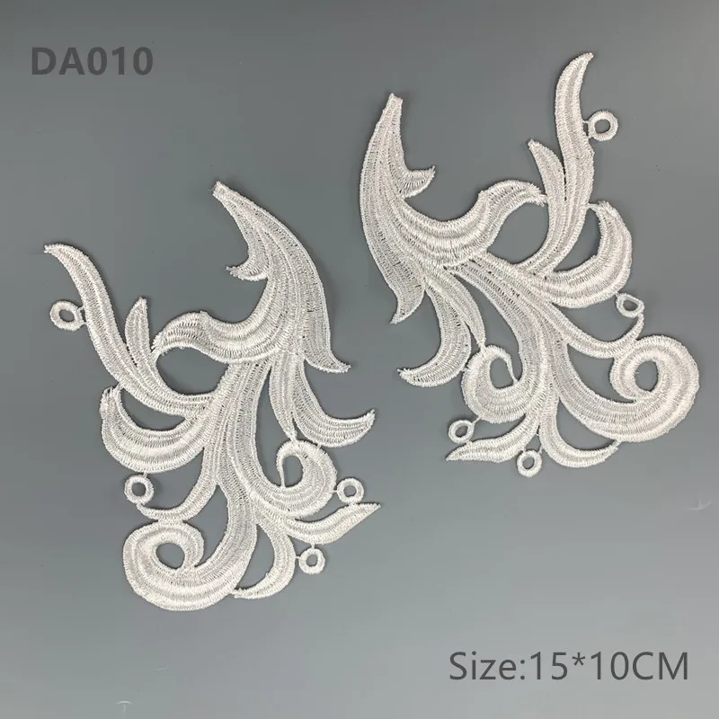 1 пара Кружевная аппликация с вышивкой для косплея танго латиноамериканских