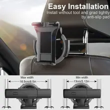 New Car Mobile Phone Tablet Bracket Rear Seat Bracket Computer Chase Drama Car Rear Pillow Holder for 5.5-11 Inch Iphone Ipad