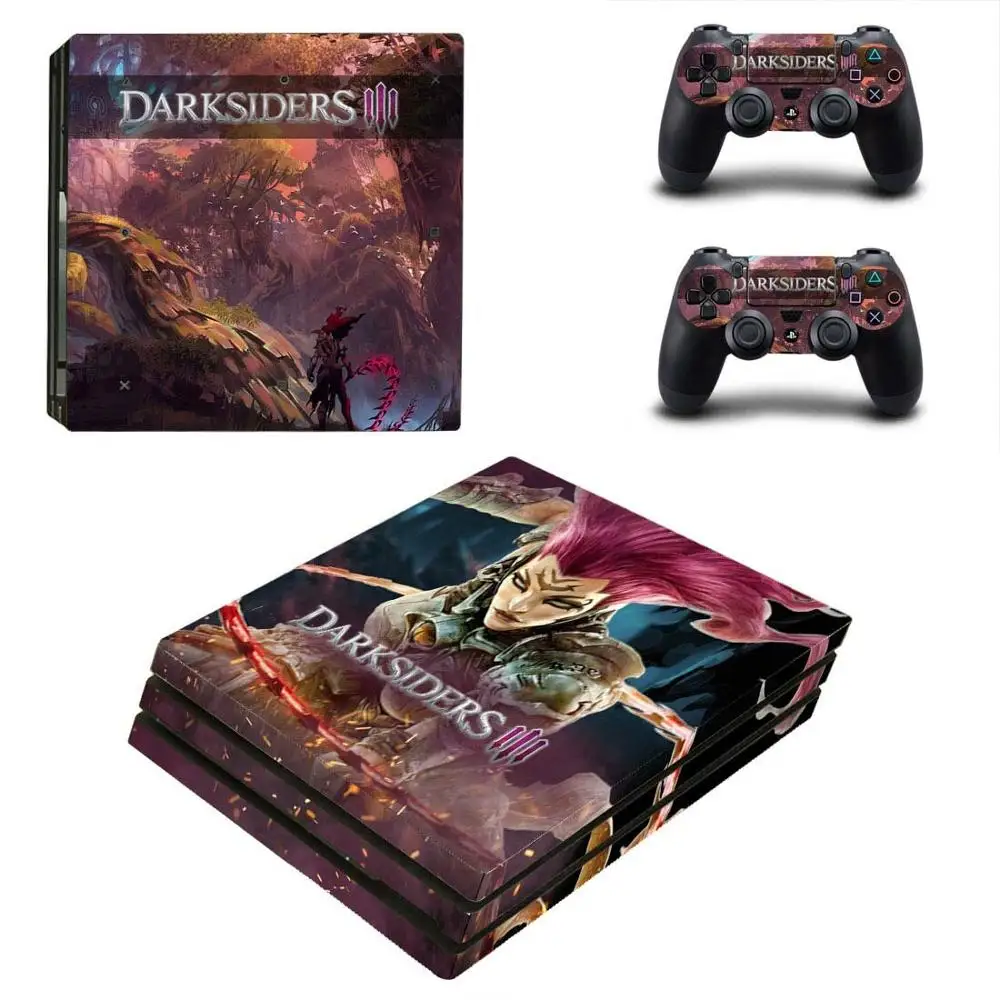 PS4 Pro Darksider 3 стикер s PS 4 Play station виниловые наклейки на кожу Pegatinas для playstation консоль и