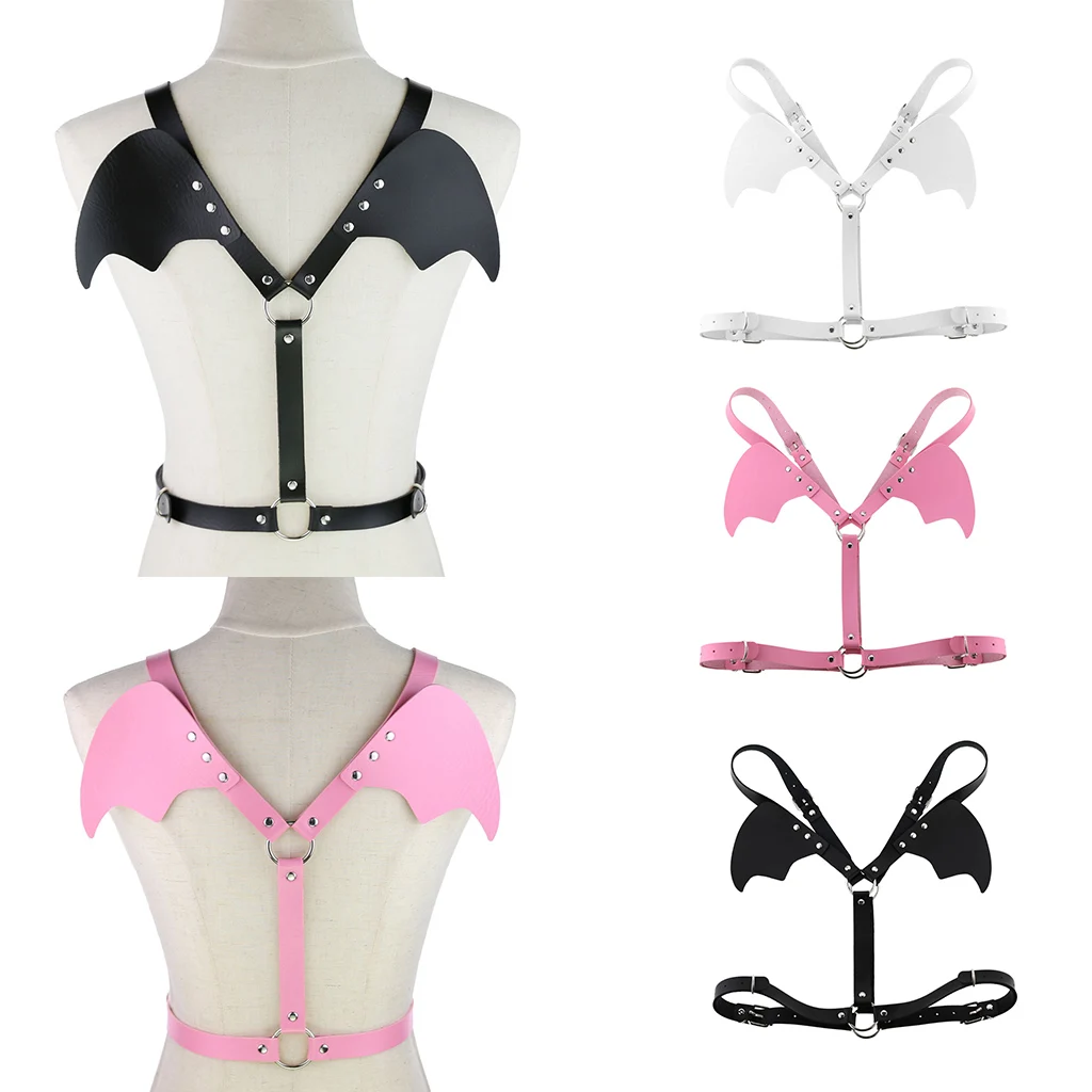 Панк Регулируемый жгут тела крыло летучей мыши стимпанк ролевые игры