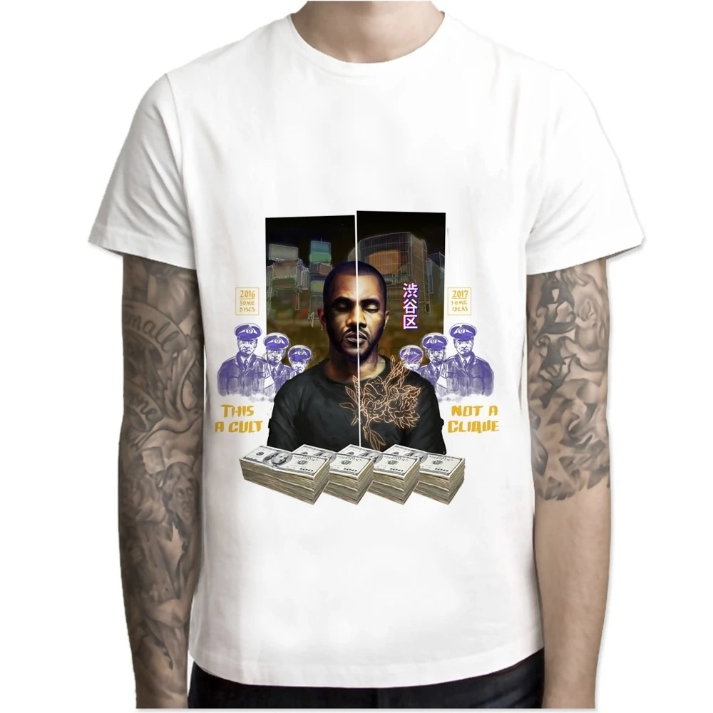 Frank футболка с океаном Мужская Летняя мода Повседневная печать для комфортного| |