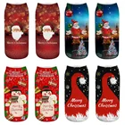 Рождественские хлопковые носки, 1 пара рождественские подарки, рождественские украшения для дома, рождественские украшения, новогодние носки