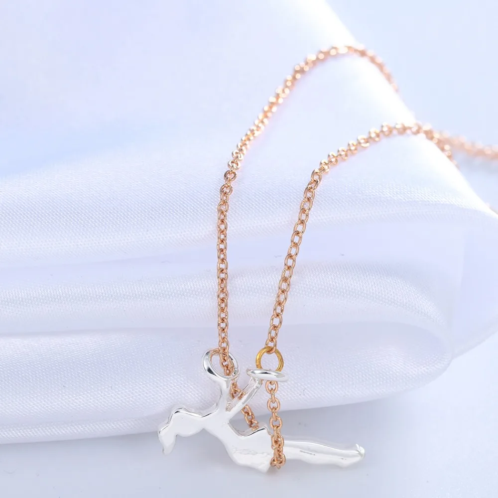 10 шт./лот гимнастика спортивная подвеска ожерелье Longo цепочка Tiffan ювелирные